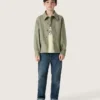 Jean pour garçons à bords francs et broderie