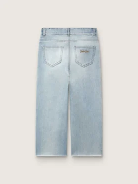 Jean pour garçons « Golden » en denim bleu clair avec logo brodé