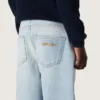Jean pour garçons « Golden » en denim bleu clair avec logo brodé