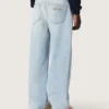 Jean pour garçons « Golden » en denim bleu clair avec logo brodé