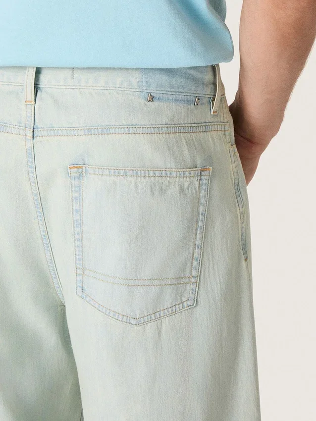 Jean pour homme en denim bleu clair