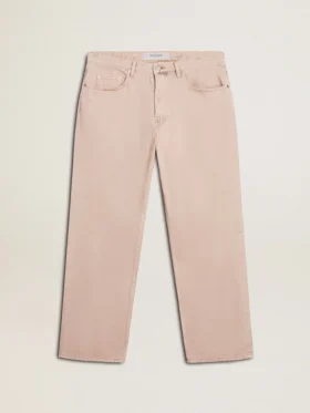 Jean pour homme teint en rose
