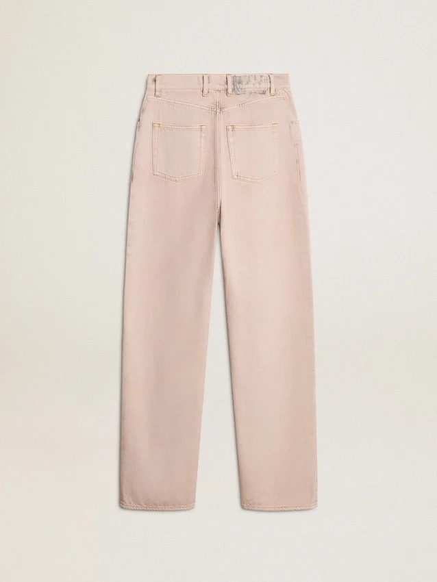 Jean rose pour femme