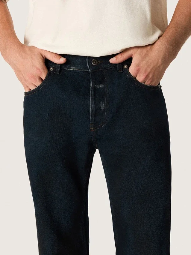 Jean slim pour homme en denim stretch indigo foncé