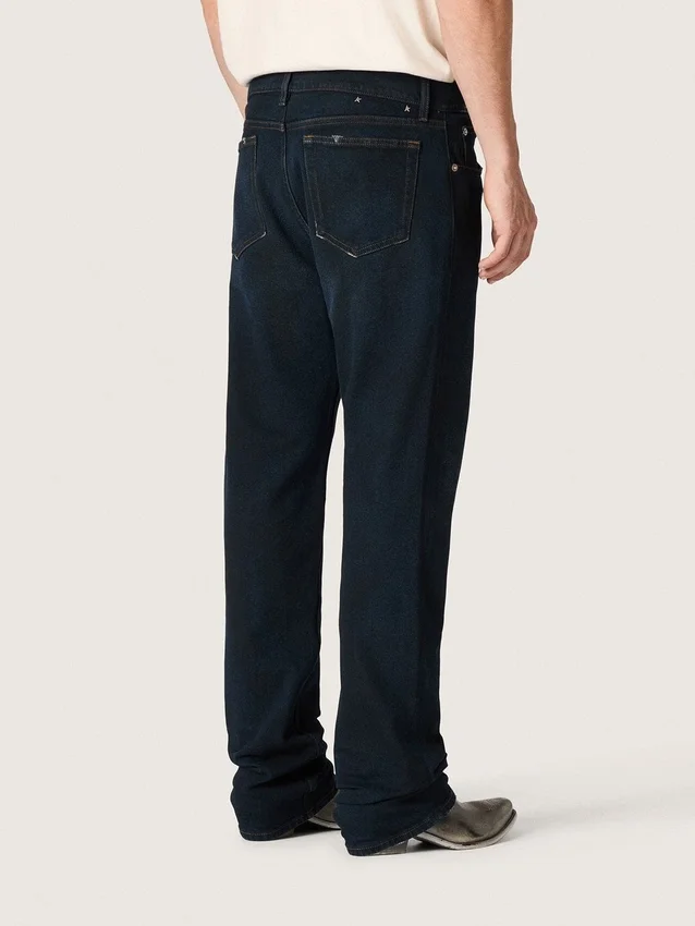 Jean slim pour homme en denim stretch indigo foncé