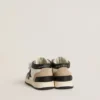 Junior June en nappa avec empiècements en daim et étoile en cuir noir