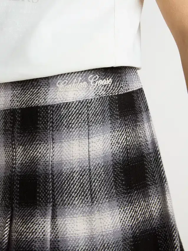 Jupe plissée en coton pour filles