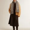 Jupe évasée en nylon technique noir