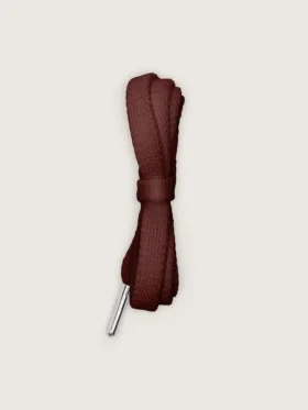 Lacets Burgundy LTD avec cœurs brodés et logo contrasté