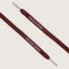 Lacets Burgundy LTD avec cœurs brodés et logo contrasté