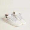 Lacets en coton gris avec logo noir contrastant
