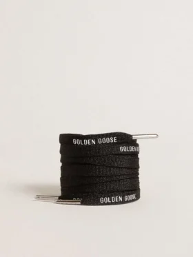 Lacets en coton noir