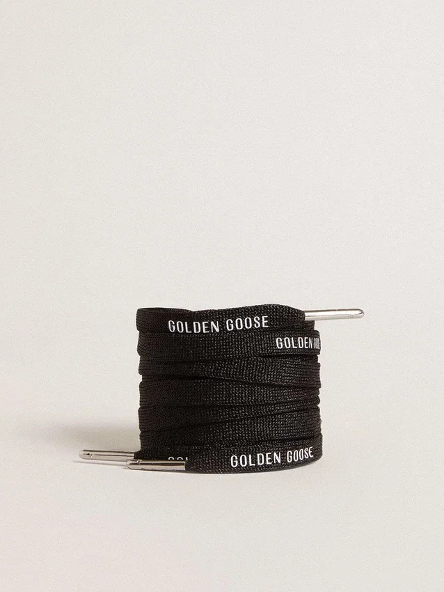Lacets en coton noir