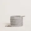 Lacets en lurex argenté