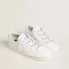 Lacets Swarovski avec logo gris contrastant