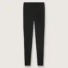 Leggings de sport noirs à taille haute pour femme