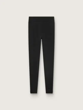 Leggings de sport noirs à taille haute pour femme