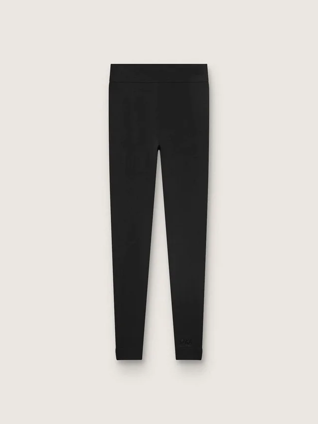 Leggings de sport noirs à taille haute pour femme