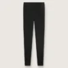 Leggings de sport noirs à taille haute pour femme