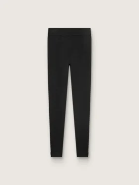 Leggings de sport noirs à taille haute pour femme