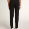 Leggings noirs pour filles avec des étoiles blanches sur les côtés