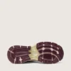 Lightstar CNY pour femme en maille blanche et cuir avec étoile en TPU rouge vin
