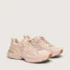 Lightstar pour femme avec tige en cuir rose et mesh et étoile rose