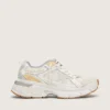 Lightstar pour homme en cuir blanc et mesh avec étoile « worn-white »
