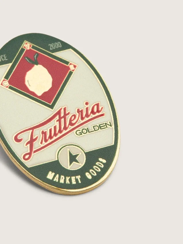 Lot de deux broches « Frutteria Golden »