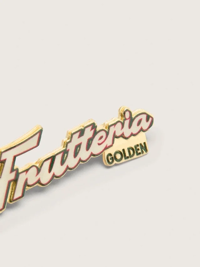 Lot de deux broches « Frutteria Golden »