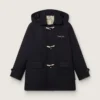 Manteau duffle-coat à capuche bleu foncé pour garçons
