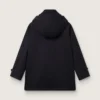 Manteau duffle-coat à capuche bleu foncé pour garçons