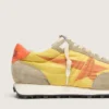 Marathon pour homme avec tige en nylon jaune et étoile orange