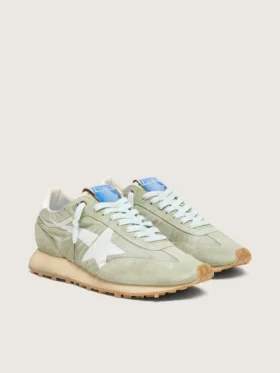 Marathon pour femme en nylon vert sauge avec étoile blanche