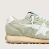 Marathon pour femme en nylon vert sauge avec étoile blanche
