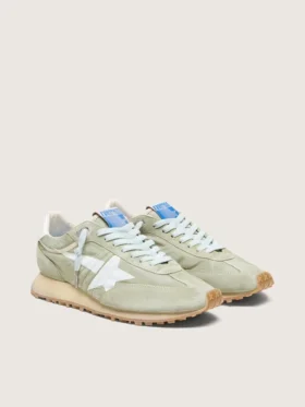 Marathon pour homme en nylon vert sauge avec étoile blanche