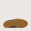 Marathon Speed pour homme en cuir avec imprimé serpent marron, étoile noire et languette de talon en cuir argenté