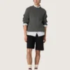 Marathon Speed pour homme en cuir avec imprimé serpent marron, étoile noire et languette de talon en cuir argenté