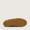 Marathon Speed pour homme en cuir de poney beige et noir à imprimé léopard, avec une étoile en cuir noir