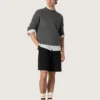 Marathon Speed pour homme en cuir de poney beige et noir à imprimé léopard, avec une étoile en cuir noir