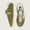 Marathon Speed pour homme en cuir vert olive avec étoile crème