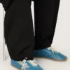 Marathon Speed pour homme en nappa bleu avec étoile imprimée et languette de talon en cuir argenté