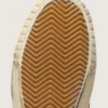 Mid Star LAB pour femme en daim couleur rouille avec une étoile en cuir blanc