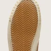 Mid Star LAB pour homme en daim couleur rouille avec étoile en cuir blanc