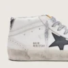 Mid Star pour femme avec languette de talon laminée et lacets pailletés