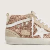 Mid Star pour femme avec paillettes roses