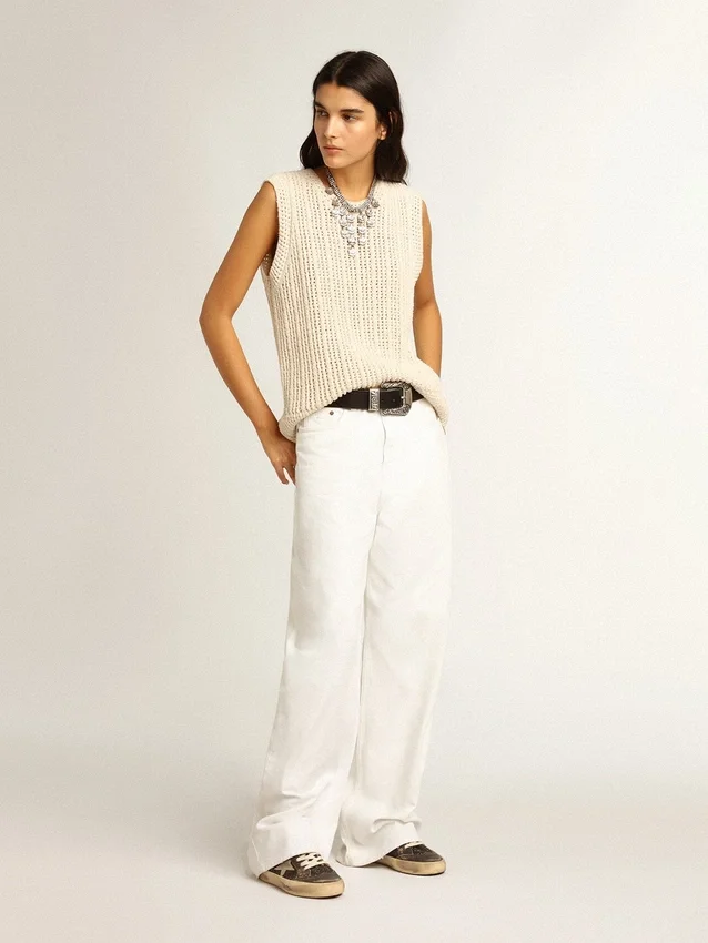 Mid Star pour femme en paillettes noires avec étoile et languette au talon en daim gris tourterelle