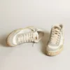 Mid Star pour homme avec empiècements en daim gris glacier et étoile blanche