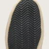 Mid Star pour homme avec étoile en cuir bleu et empiècements en daim gris tourterelle