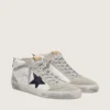 Mid Star pour homme, blanche avec étoile noire